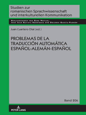 cover image of Problemas de la traducción automática español-alemán-español
